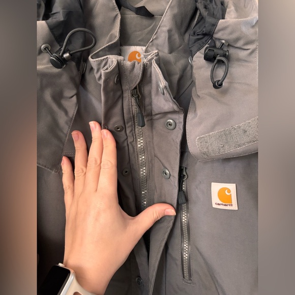 Carhartt Men’s Shoreline Waterproof Breathable Nylon Jacket - Picture 4 of 8